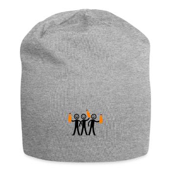 Fête Équipe Bière Enterrement de vie de jeune fille - Bonnet en jersey - gris chiné - Devant