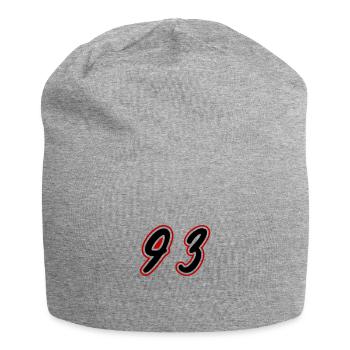 93 Symbole numérique - Bonnet en jersey - gris chiné - Devant