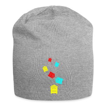Honey Beekeeper - Jersey Beanie - heather grey - Front