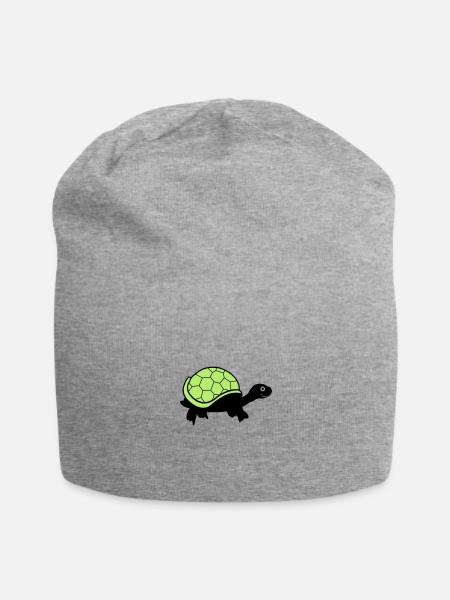 turtle - Jersey-Beanie - Grau meliert