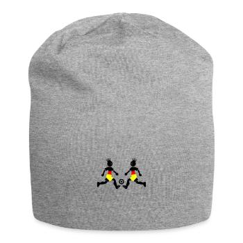 Fussballer Fussball Germany - Jersey-Beanie - Grau meliert - Vorne