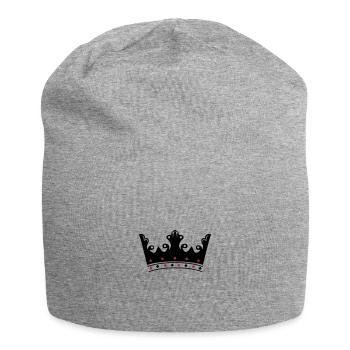 couronne - Bonnet en jersey - gris chiné - Devant