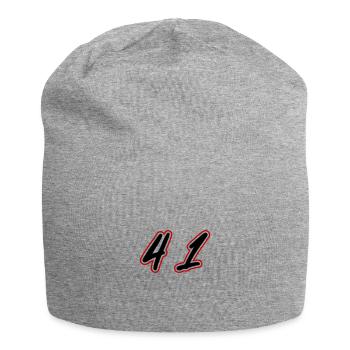 41 Zahl symbol - Jersey-Beanie - Grau meliert - Vorne