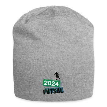 Futsal Spieler Team Turnier Mannschaft in 2024 - Jersey-Beanie - Grau meliert - Vorne