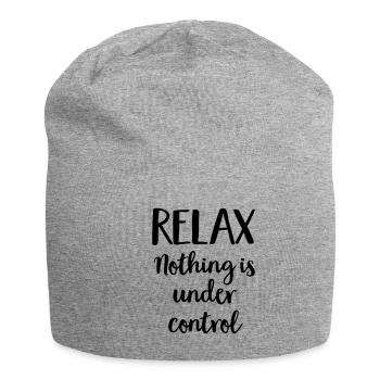 relax - Jersey-Beanie - Grau meliert - Vorne
