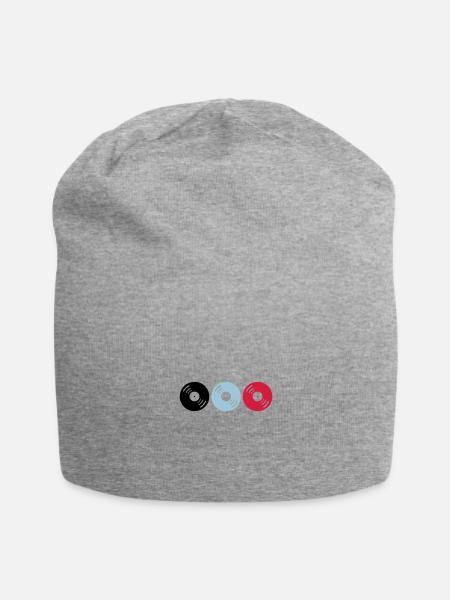records 02 - Jersey Beanie - heather grey