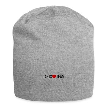 Darts Team Herz - Jersey-Beanie - Grau meliert - Vorne