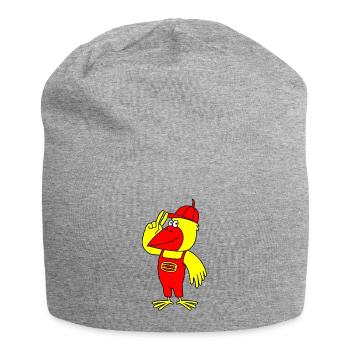 Minol Oriole Oiseau - Bonnet en jersey - gris chiné - Devant