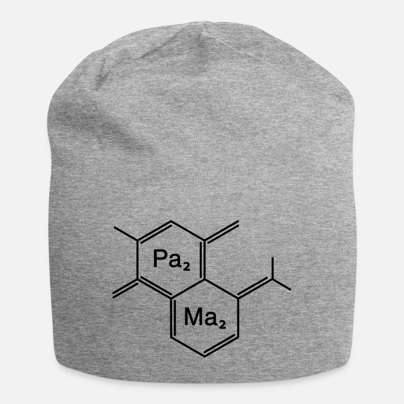 chemical papa + mama - Jersey Beanie - heather grey