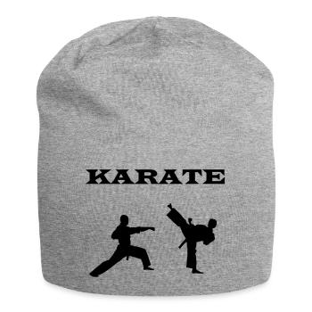 karate - Jersey-Beanie - Grau meliert - Vorne
