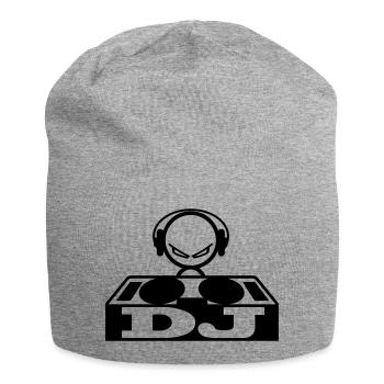 DJ - Bonnet en jersey - gris chiné - Devant