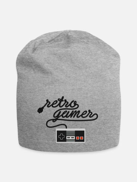 Retro Gamer NES - Jersey-Beanie - Grau meliert