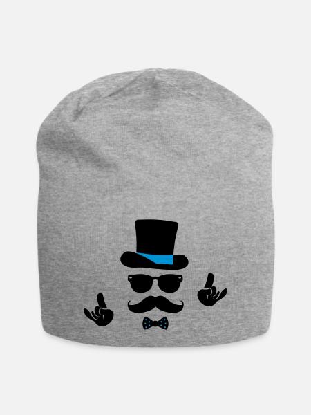 Hispter cool mariage EVG EVJF fête anniversaire - Bonnet en jersey - gris chiné