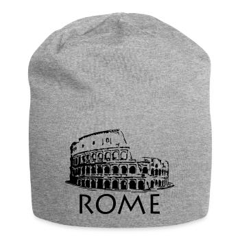 Rome - Jersey Beanie - heather grey - Front