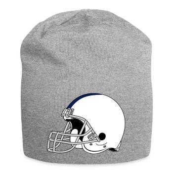 Casque de football - Bonnet en jersey - gris chiné - Devant