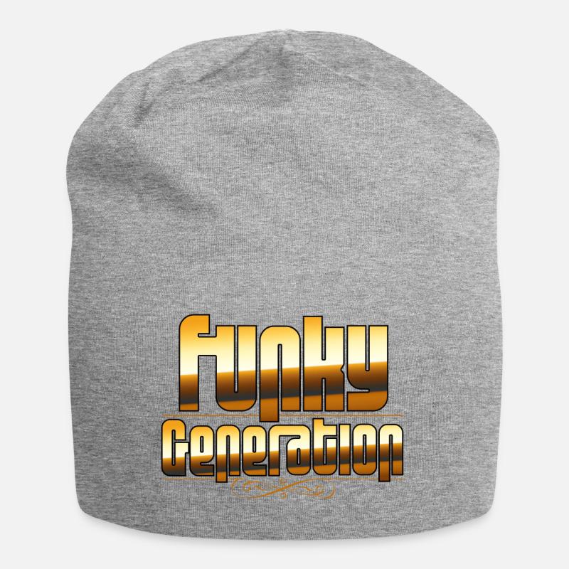 Funky Generation - Jersey Beanie - heather grey