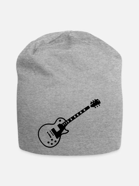 Les Paul Guitar - Bonnet en jersey - gris chiné