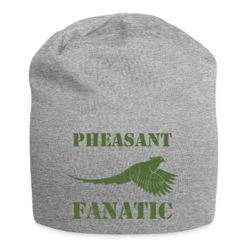 La chasse, les chasseurs, Halali, cadeau, chemise, faisan - Bonnet en jersey - gris chiné - Devant