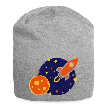 rocket - Jersey Beanie - heather grey - Front