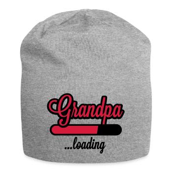 Grandpa loading - Jersey-Beanie - Grau meliert - Vorne