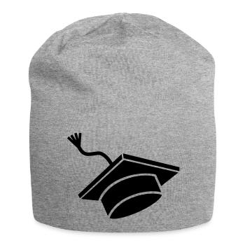 Mortarboard - Jersey Beanie - heather grey - Front