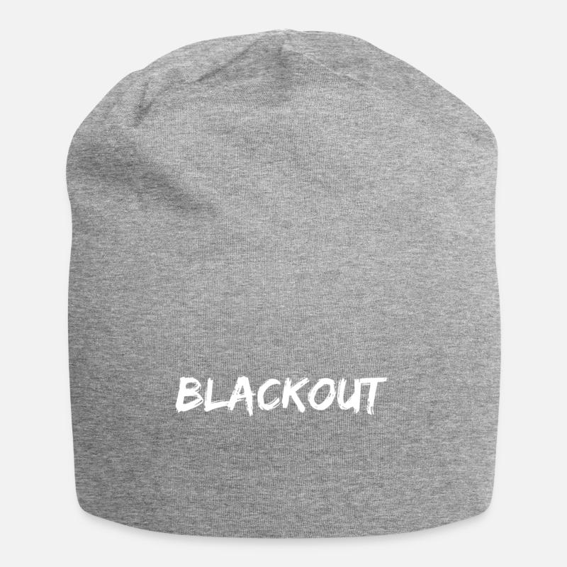 blackout - Jersey Beanie - heather grey