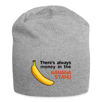 Banana stand - Jersey Beanie - heather grey - Front