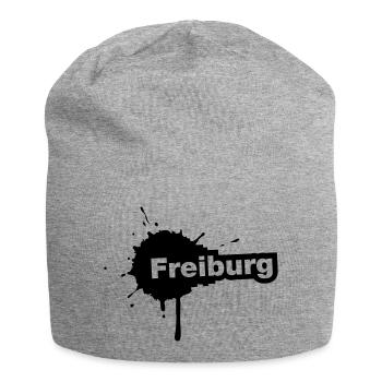 Freiburg Splatter - Jersey-Beanie - Grau meliert - Vorne