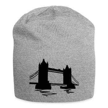 Tower bridge London - Jersey-Beanie - Grau meliert - Vorne