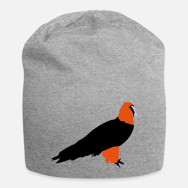 Bartgeier - Jersey-Beanie - Grau meliert