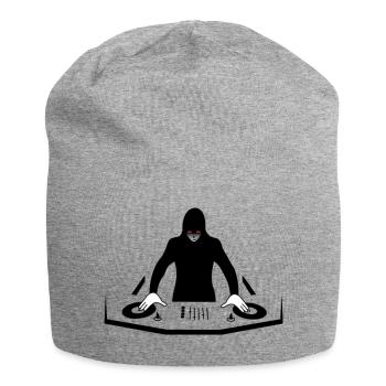 DJ DUNKELHEIT - Jersey-Beanie - Grau meliert - Vorne
