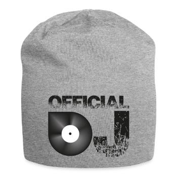 DJ officiel - Bonnet en jersey - gris chiné - Devant