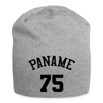PARIS 75 - Jersey Beanie - heather grey - Front
