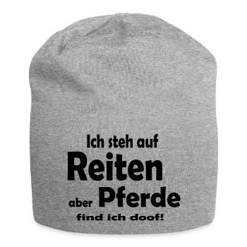 Je me lève circonscription - Bonnet en jersey - gris chiné - Devant