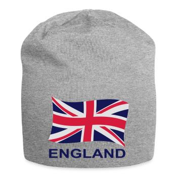 drapeau anglais 2 - Bonnet en jersey - gris chiné - Devant