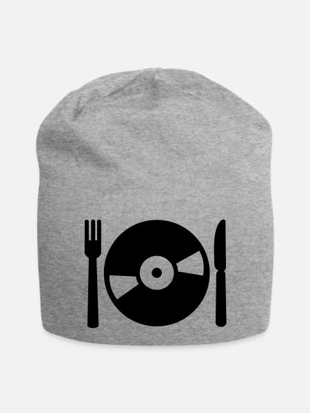 Vinyl - Bonnet en jersey - gris chiné