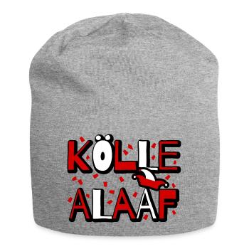 Kölle Alaaf - Köln Kölle Karneval Fastelovend rot - Jersey-Beanie - Grau meliert - Vorne