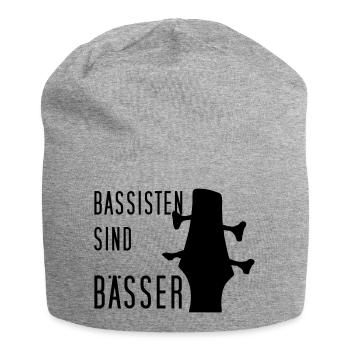 Bassisten sind bässer! - Ibanez E-Bass - Jersey-Beanie - Grau meliert - Vorne