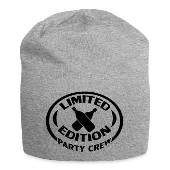 Limited Edition Party Crew - Jersey Beanie - heather grey - Front