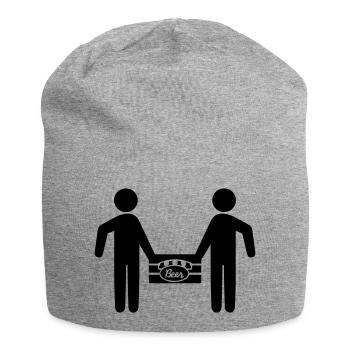 beer_box_f1 - Jersey-Beanie - Grau meliert - Vorne