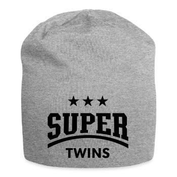Super Twins - Bonnet en jersey - gris chiné - Devant