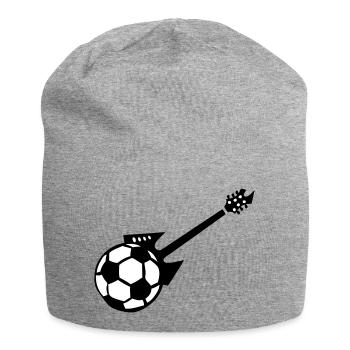 elektrische Fußballgitarre - Jersey-Beanie - Grau meliert - Vorne