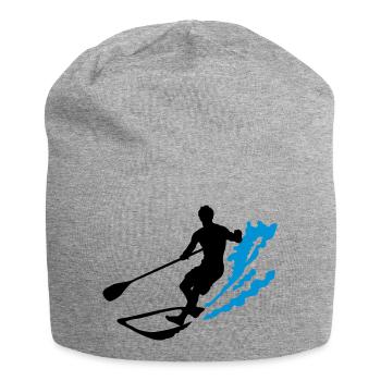 stand up paddling - Jersey Beanie - heather grey - Front