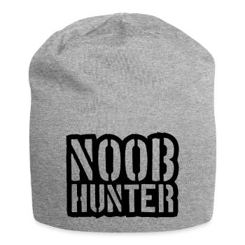 Création de Logo pour le chasseur de Noob tireur - Bonnet en jersey - gris chiné - Devant