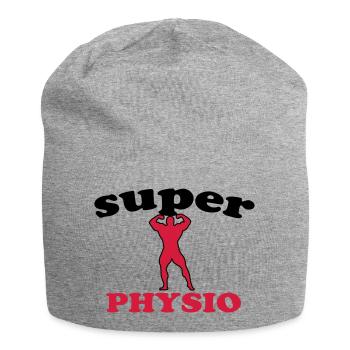 Super physio - Bonnet en jersey - gris chiné - Devant