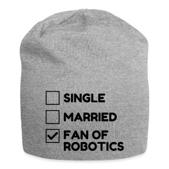 Robotics Robot Robotik Robotique Roboter - Jersey Beanie - heather grey - Front