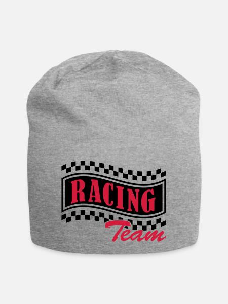 racing_team_002 - Bonnet en jersey - gris chiné