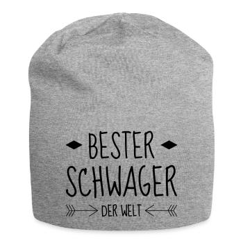 Sister in law Brother in law Schwager Schwägerin - Jersey Beanie - heather grey - Front