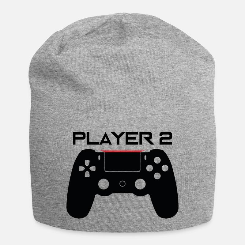 Spieler 2 - Jersey-Beanie - Grau meliert