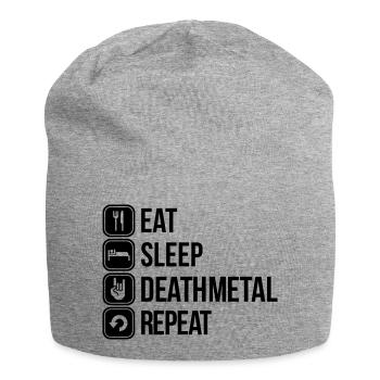 death métal - Bonnet en jersey - gris chiné - Devant